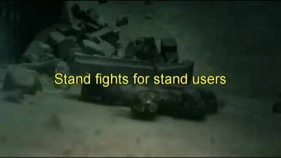 imagine being a tourist in Egypt when you see two men aggressively staring at each other