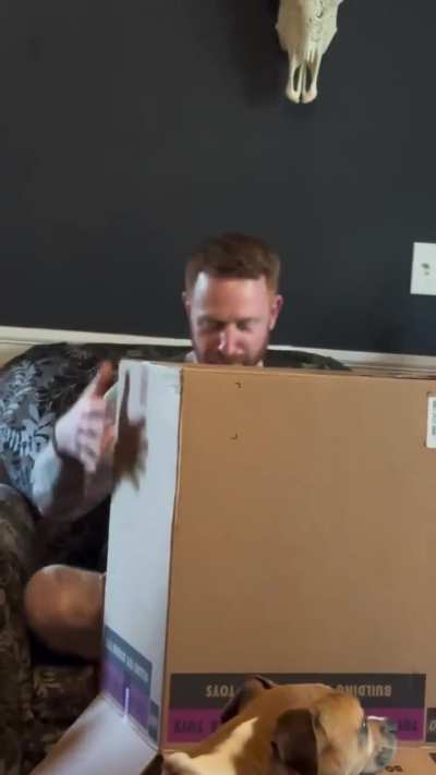 His reaction was priceless