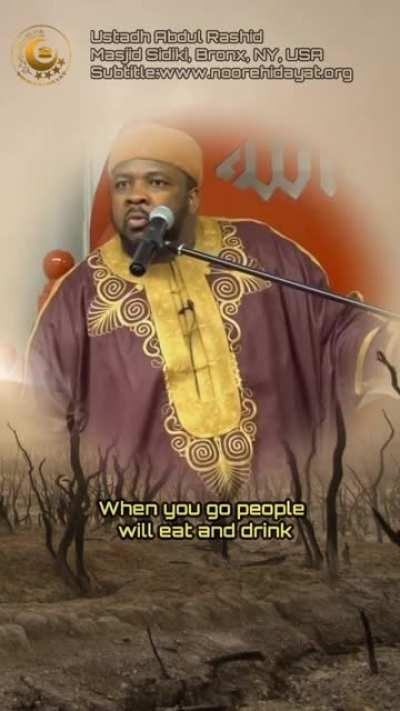 Don't submit to this world and what's within it. Indeed, death will end us and end it.