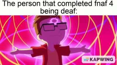 It's funny because it's basically impossible to do so.