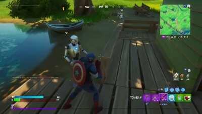 After hacking a Stark Robot, they dance if you Emote