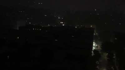 Raining on NYC rooftops