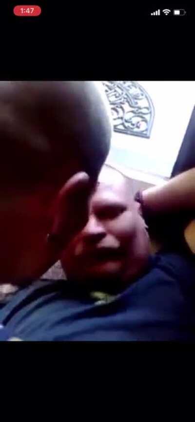 Punch me in the jaw as hard as you can, just use the gloves! What could go wrong?