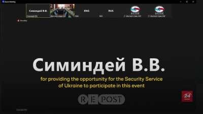 Ukrainian hackers breached a Russian-Iranian private conference: “Write your wills, SBU will come for everyone.” English subtitles, no watermark.