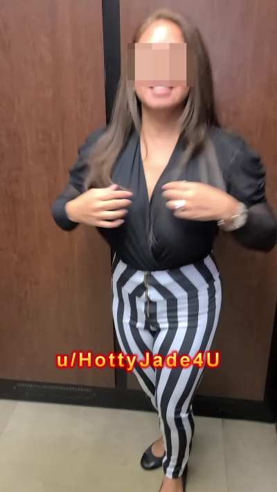 Elevator big titty fun