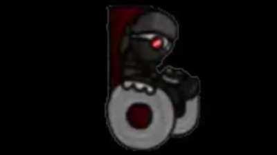 Tricky stole Hank’s kneecaps (made by Red Labs)