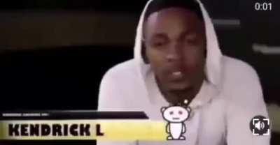 What up reddit. That is Kendrick Lamar