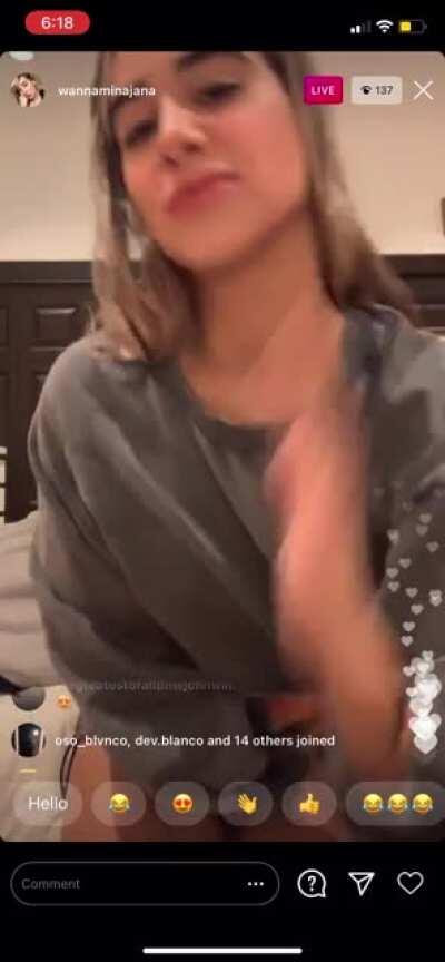 Wannaminajana’s Most Recent IG Live: