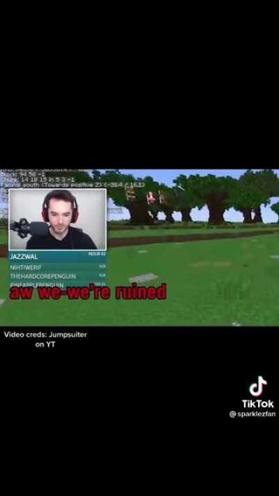 He feels bad, Jardon.