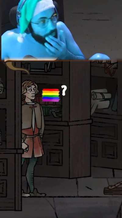 (🏳️‍🌈?) Por cornografista.