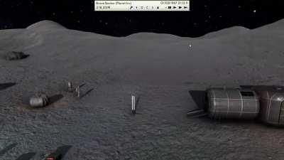 My take on how an Apollo era Moon base could have looked like, complete with a giant Halloween regolith pumpkin. How do you like it ?