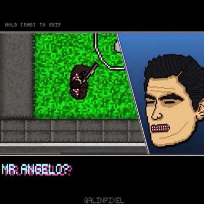 I made a Mafia DE animation in the style of Hotline Miami