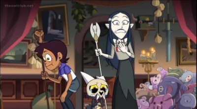 Genuine question, what do you think Amity would do in this situation? I think she'd maybe get a garbage can for Luz or something like that or just be in a state of shock