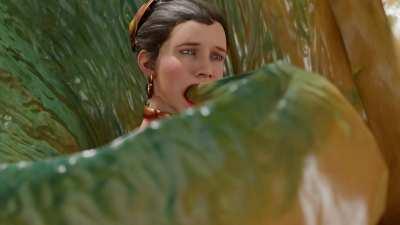 Slave Leia getting used by Jabba the Hutt (Pornunga34)