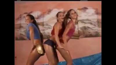 RUBBING THEIR SEXY BUTTS #2 with Destiny and Shannon