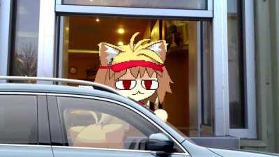 Neco-Arc orders Pilk at McDonalds