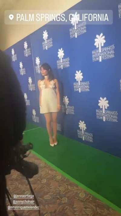 Jenna at the Miller’s Girl premiere