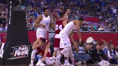 Does Trey Lyles have a grudge against WI sports teams or something?