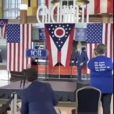 Biden rally seems lit!