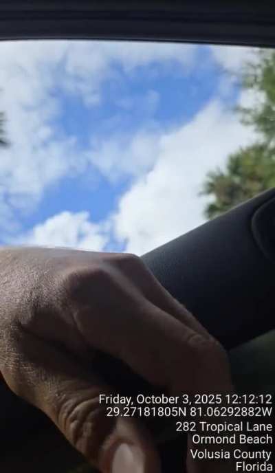 Florida Man owns the public road