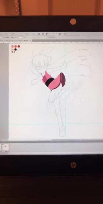 It’s still REALLY rough but here’s the beginning of a short PPGD animation