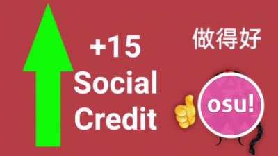 Peppy Osu! Social Credit Test