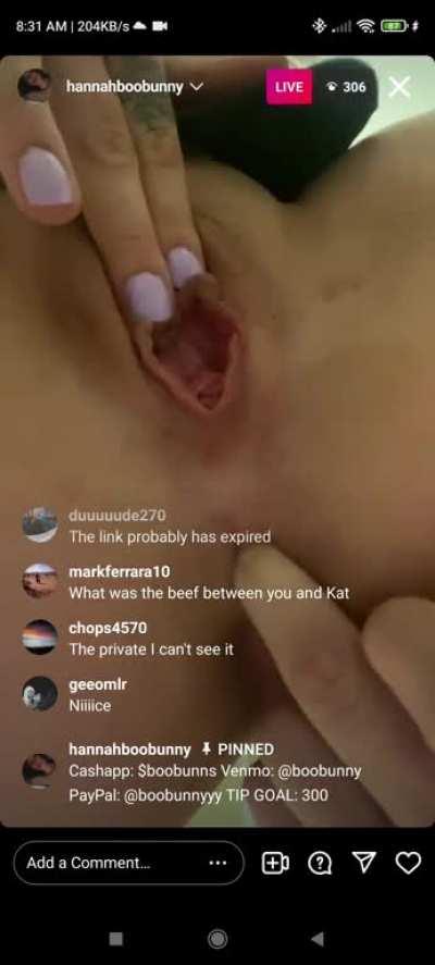 Hannah Bunny Fingering