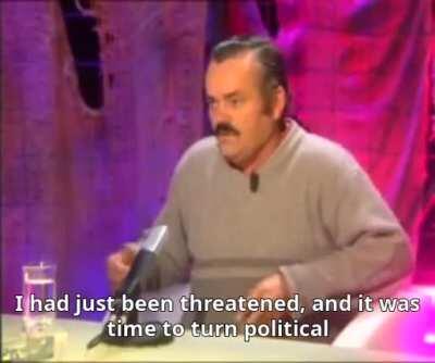 Grey Centrist and Yellow Libright have a conversation