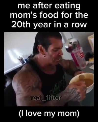 Shout out to my mom 💪🔥