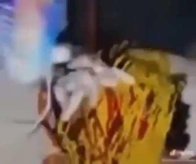 Man just trying to sleep.