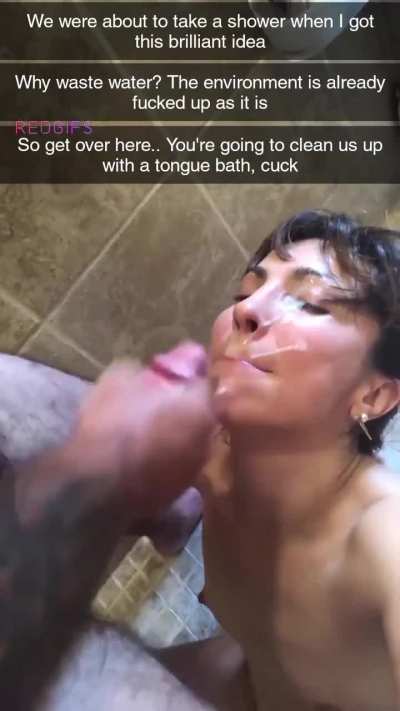 You also have to clean the facial, of course