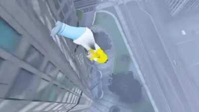 Dreamt of a meme where Homer Simpson fell and turned into Otis from Back at the Barnyard while this music played