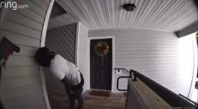 Armed robber gets a headshot