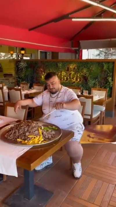 When your food arrives