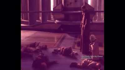 Fiesta en el templo Jedi