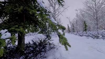 [Video] [Dreams] Realistic Winter Walk Made in Dreams - All Credits Goes to 