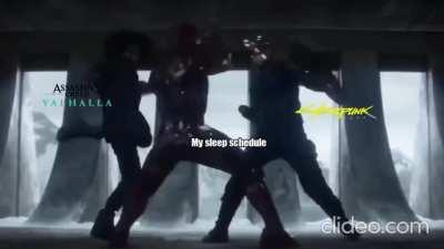 Rest in peace sleep schedule