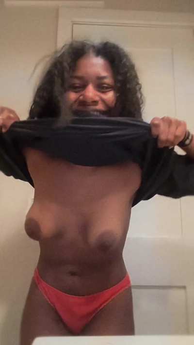 Happy little titty drop