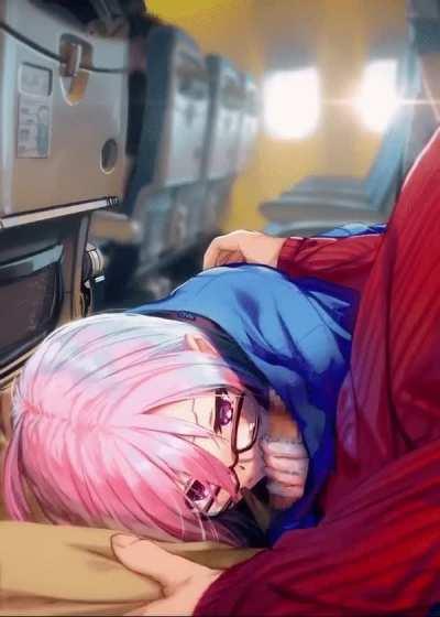 This could be us on an airplane