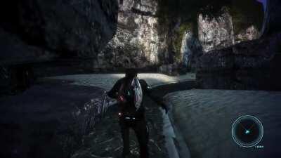 Shepard warming up for the big battle