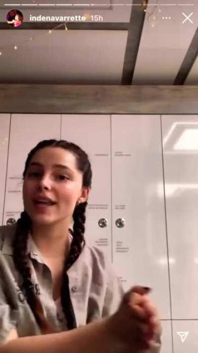 No bra and a body positivity message