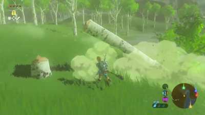 I think I might be the first person to ever die to a falling tree