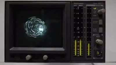 This specially designed music for an oscilloscope