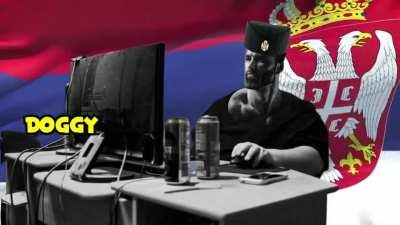 Most civilised Counter Strike match between an albanian and a serb 🇷🇸🤜🏻🤛🏿🇦🇱