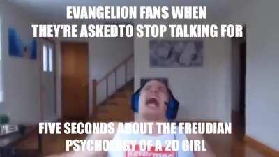 no but him jizzing on his hand actually reflects his destructive perso-