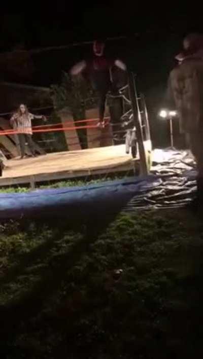 Not the best way to make an entrance