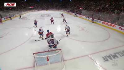 Laine scores top shelf on the power play in his first game as a Montreal Canadien