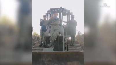 AFP bulldozes farmer's land; forces farmers out.