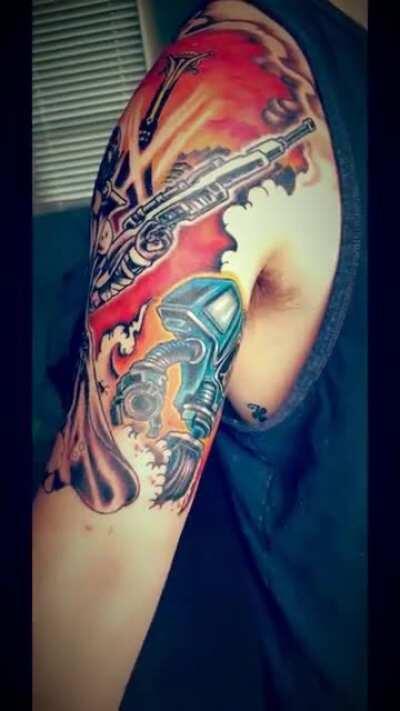 Update: Almost 16 hours under the needle and 89% done with my Fallout New Vegas