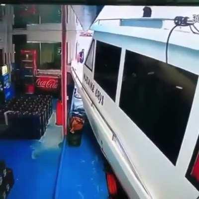 Wrong time to get a coke